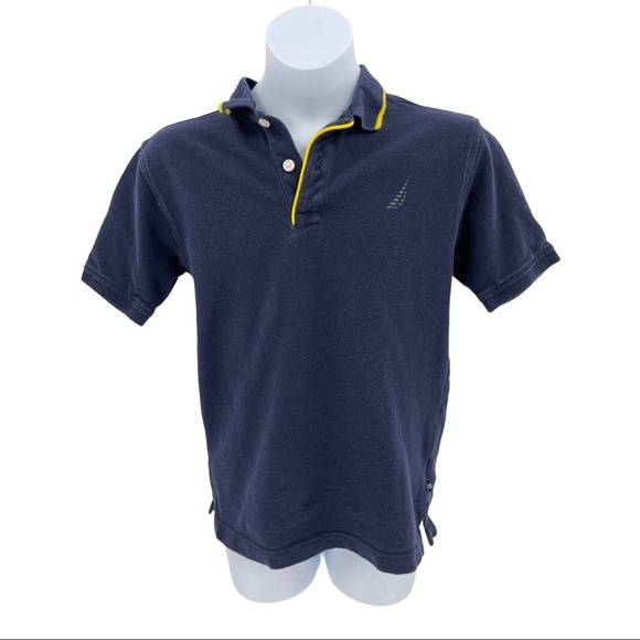 Nautica Other - Nautica Navy Cotton Short Sleeve Polo Shirt Size M